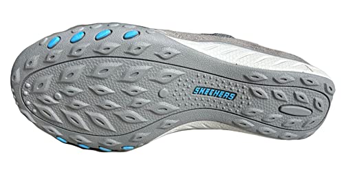 Skechers Skechers Women's Relaxed Fit Breathe-Easy-Secret Crush Sneakers, Gray, 6.5
