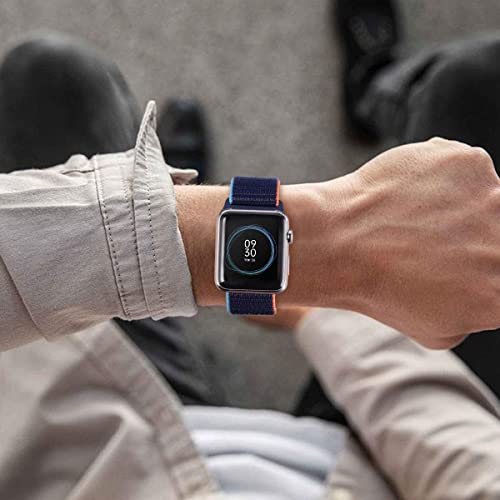 Nylon Sport Loop Band Compatible with Apple Watch Bands 49mm 46mm 38mm 40mm 41mm 42mm 44mm 45mm, Women Men Braided Elastic Replacement Band for iWatch Ultra 3 2 1 Series 11 10 9 8 7 6 5 4 3 2 1 SE by OLMAQO - Used condition - Image 6