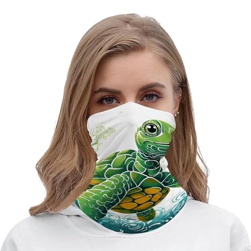 Balaclava elástica con estampado de tortuga para clima frío, mascarilla facial, bufanda para cuello, bandana cortavientos para hombres y mujeres, ideal para motocicleta, ciclismo, esquí y fiestas miniatura 5