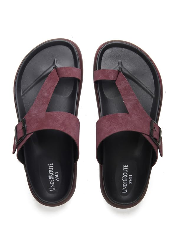 Image of UNDERROUTE mens Underroute Urgh 05 Stylish Durable Soft Footbed Synthetic Casual Sandals for Men Sandal