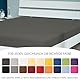 CelinaTex Jersey Topper Spannbettlaken Lucina 200x200-200x220cm Schnee weiß 100% Baumwolle gekämmt bis 12cm Matratzenhöhe Spannbettbezug, Leintuch, Bettlaken, elastisch, Strech, Oeko-Tex