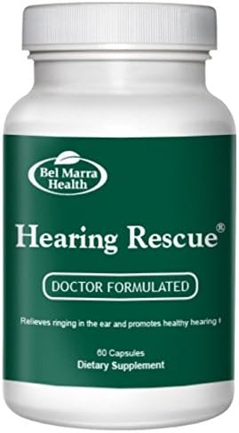 Bel Marra Health Hearing Rescue Supplement - Gingko Biloba Extract – 60 Multivitamin Capsules