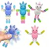 4 Pack Unicorn Transformable Fidget Spinners Fidget Toys for Kids Boys Girls Christmas Stocking Stuffers Gifts