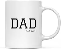 Vista 30 de Andaz Press Taza de café personalizada con anuncio de embarazo para bebé, 11 onzas, regalo de tía Est. 2025, 1 paquete, año personalizado, ideas