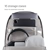 Urth Arkose 20L Modular Backpack + 3.7L Camera Insert - Water Resistant, Anti-Theft, Recycled Bag for DSLR/SLR/Mirrorless, 13-16 Inch Laptop in Ash Grey