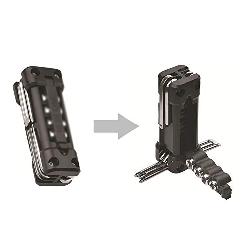 Kit di Attrezzi Multifunzione per Biciclette Set di Strumenti Set di Attrezzi per Riparazione Pneumatici Multiuso con Catena per cacciavite Accessori per Bici da Strada MTB