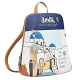 Anekke | Mochila antirrobo Sunrise Mediterranean | Accesorios y Complementos para Mujer | Bolsos Mujer Medidas 26/30/8cm