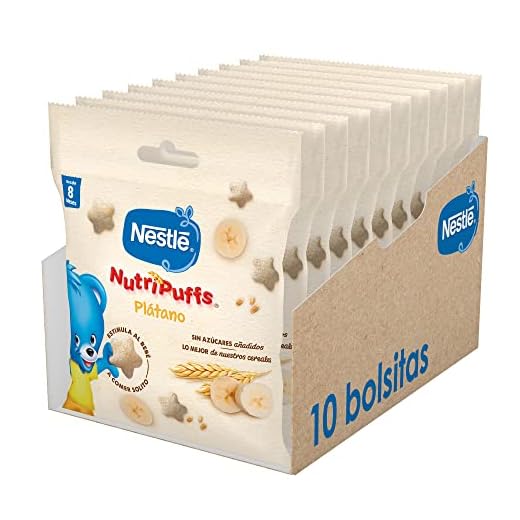 Nestlé Snacking cereales horneados plátano 7g - Pack de 10