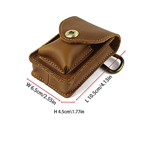 Yiumlmn Leather Cigarette Lighter Holder Leather Cigarette Case Perfect Protection For Cigarettes And Lighters #TOP1