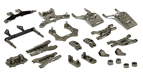 Integy RC Grey Billet Machined Complete Suspension Upgrade Kit for 1/10 Stampede 2WD