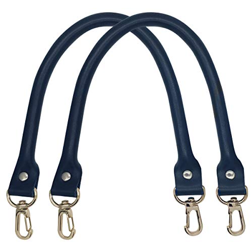 Sangle en cuir bleu marine de 40,6 cm et fermoir doré pour sublimer votre sac