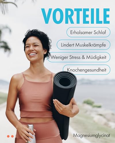 Magnesium glycinat Nahrungsergänzungsmittel – 500 mg – Premium-Qualität – 100 vegane… – Ansicht 4
