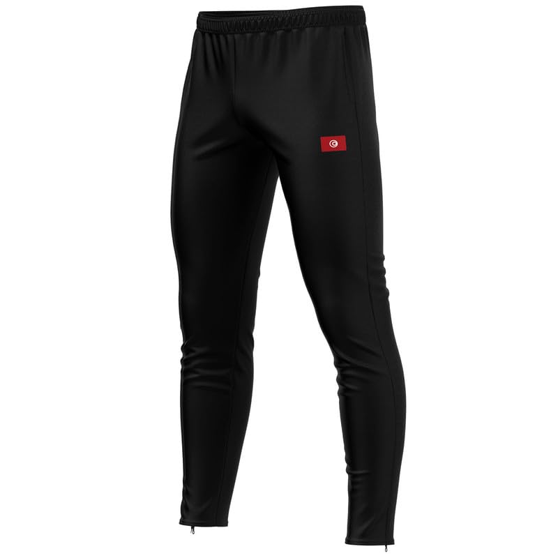 Pantalón Túnez 47 Fútbol negro para entrenamiento deportivo