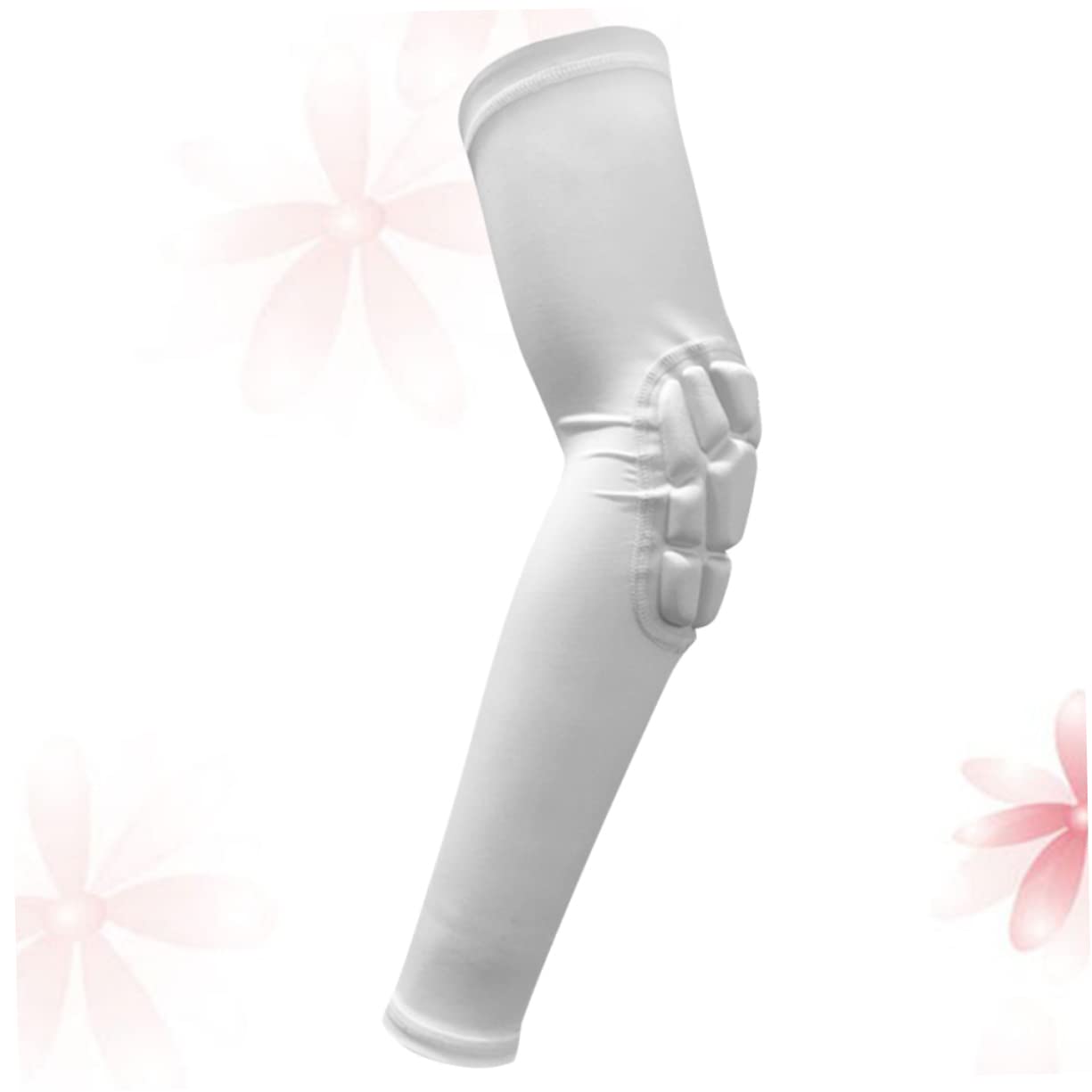 Gogogmee 1pc Sports Arm Sleeve Protective Elbow Sleeve Long Elbow Protector for Cycling Running Hiking Outdoor Sports (l Black)