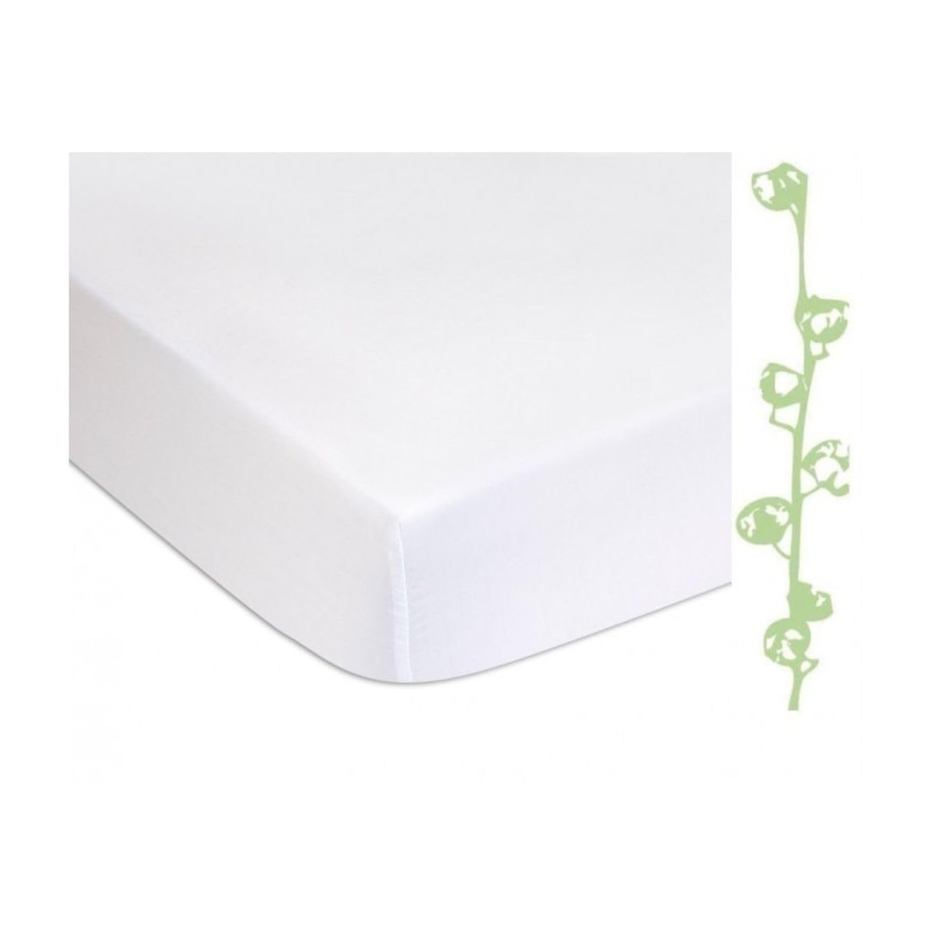 Easy Dort Materac 50 x 100 / 50 x 100 cm Łóżeczko dziecięce w stylu vintage + 3 prześcieradła z gumką bawełna 2 bawełniane prześcieradła | Kompletny zestaw do łóżeczka dziecięcego | Certyfikat