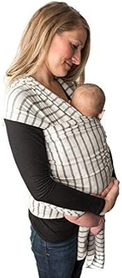 Baby Wrap Carrier -Sling, Easy to Put On, Swaddle for Close Comfort - Adjustable Breastfeeding Cover - Lightweight Sling B...