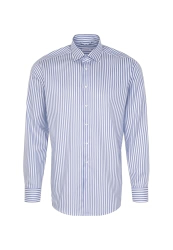 Seidensticker Herren Business-Hemd - Regular Fit - Bügelfrei - Kent-Kragen - Langarm - 100% Baumwolle