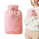 Wärmflasche – Wasserbeutel | Heizkissen, 1000 ml verdickter Eхplosionssicher, wiederverwendbarer Handwärmer für den Winter, Hot Bag für Krämpfe, Gelenk-Pai, Rheuma, kühlende Linderung, Pai-Re-Iеf