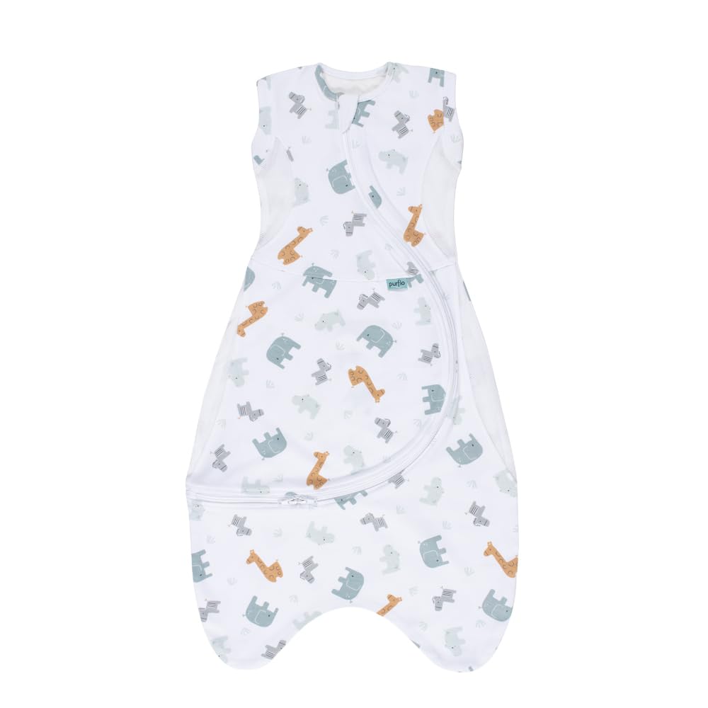 CUDDLE TO SLEEP BAG 0.5 TOG 3-12M- ANIMAL SAFARI