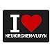 Produktbild Mousepad Classic I Love Neukirchen-Vluyn schwarz
