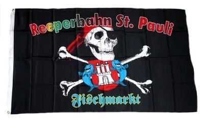 Flagge / Fahne Hamburg Altona NEU – 90 X 150 Cm – UV-beständig Für Garten, Balkon & Fan-Support