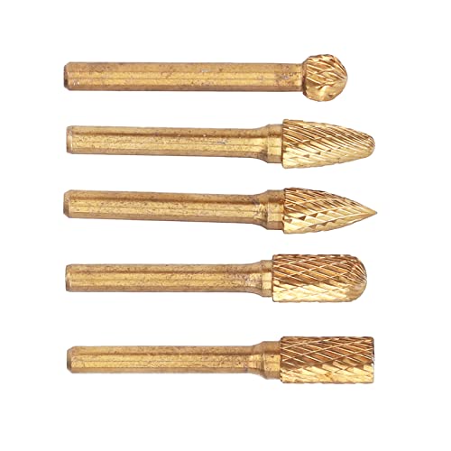 Set de 5 fresas de carburo de tungsteno miniatura 1