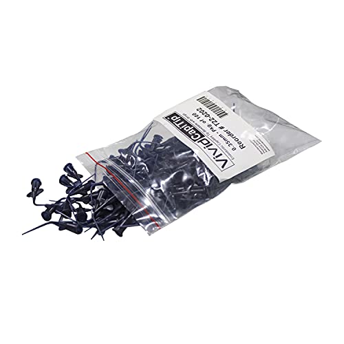 Image of Dental Capillary Tips Black Needle 0.35mm - Pack of 100