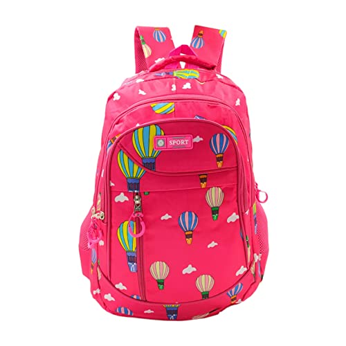 Mochila Infantil Escolar Menina Reforçada Balão (Rosa)