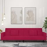 Fonction et confort 2 en 1 : ce canapé-lit se transforme facilement d'un élégant canapé 2 places en lit confortable, idéal pour les invités de la nuit. Avec une capacité de charge maximale de 110 kg par siège et une housse en velours doux, il offre un confort optimal pour les adultes et constitue un canapé confortable.