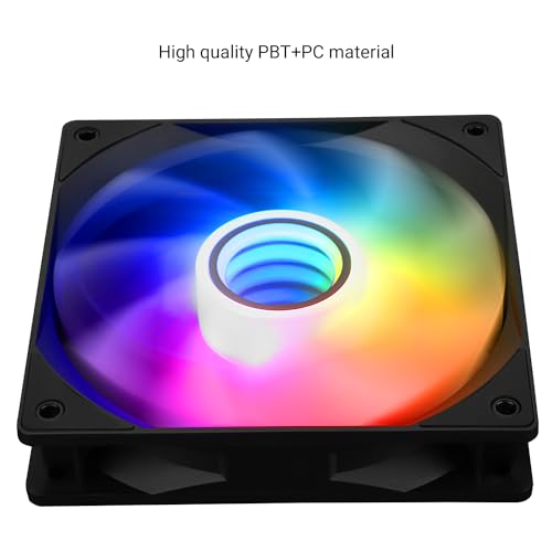 Thermalright TL-C12B-S V3 120mm ARGB CPU Cooler Fan with Mirror Light Effect, Silent PWM Fan, 1500RPM Speed, Black - Image 6