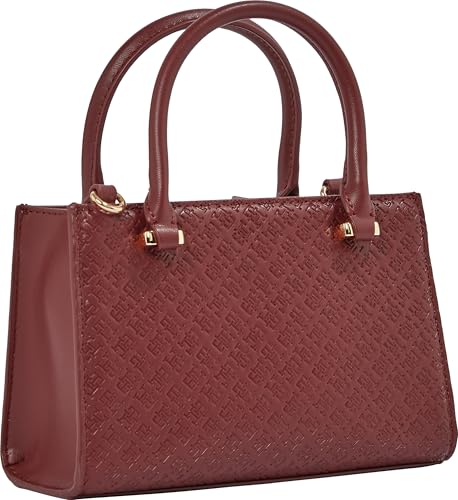 Image of Tommy Hilfiger Women's Monogram Mini Tote Bag With Removable Crossbody Strap