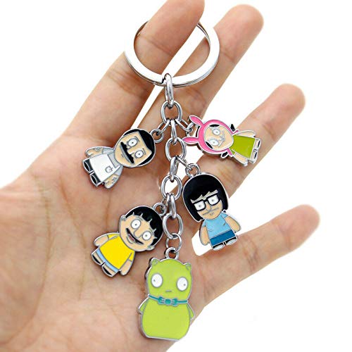 WinVI Bobs burgers Metal Charm Keychain Keyring…