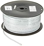 Conductor interno 1,1 mm CCS – Diámetro exterior 6,8 mm – Resistencia al apantallamiento > 100 dB – Doble blindaje – 1. Pantalla de lámina de aluminio. Red trenzada 128 – Longitud 100 m – Embalaje Bobina de plástico – Impedancia: 75 ohmios.