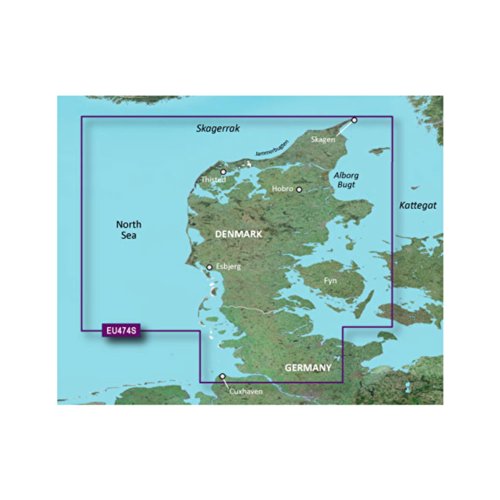 Garmin BlueChart g2 Vision VEU474S - Software de navegación (Alborg y Eider, VGA 1024 x 768 px USB Ethernet, 1024 MB, Intel, PowerPC G4)