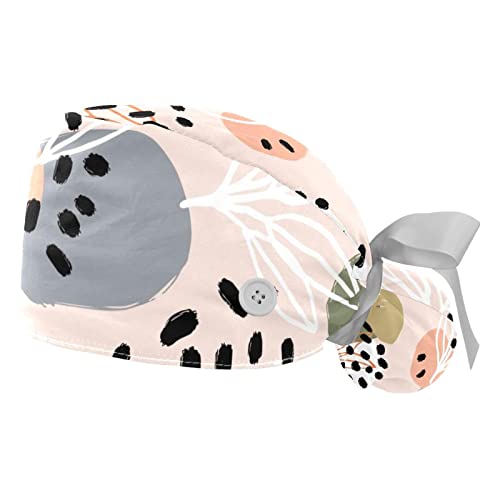 Chapeaux bouffants ajustables JDEZ confortables pour le travail