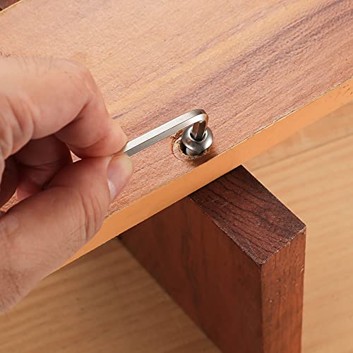 540 Stück Edelstahl Sechskopf Knopf Schrauben und Muttern Unterlegscheiben, M3 M4 M5 M6 Linsenkopfschrauben Sortiment Set, Edelstahlschrauben Maschinenschrauben, mit Schraubenschlüssel