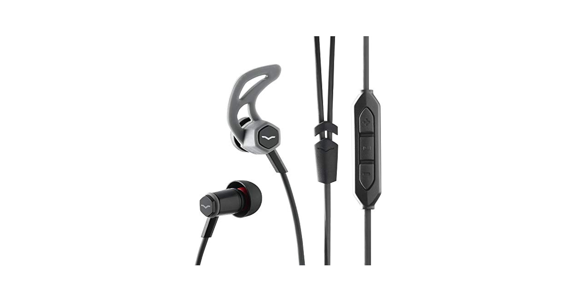 V - MODA Forzaインイヤハイブリッドスポーツヘッドフォン3ボタンリモート&amp;マイク???Appleデバイス、ブラック FRZ-I-ORANGE Amazon.com: V-MODA Forza In-Ear Hybrid Sport Headphones with