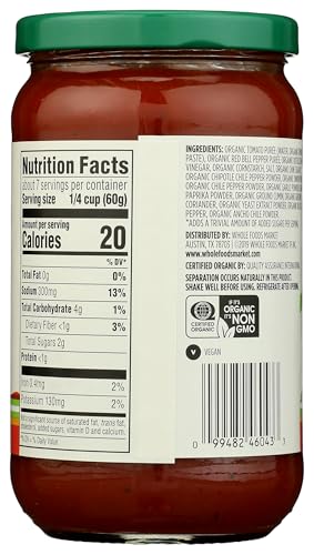 365 by Whole Foods Market, Organic Red Enchilada Sauce, 15.5 Ounce