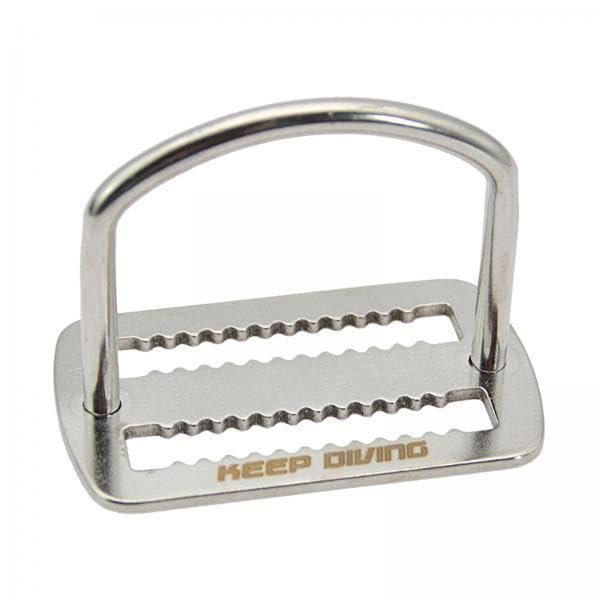 RNXRZANK 2X Scuba Diving Belt Slide Keeper 5cm Dive Strap Harness Belt Retainer