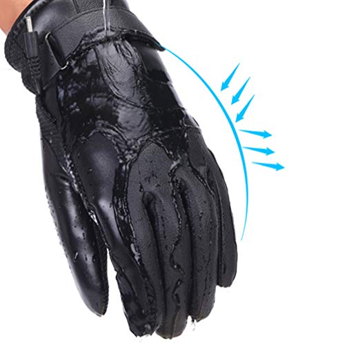 BESPORTBLE 1 par de Luvas de Aquecimento Elétrico para Motocicleta de Inverno Luvas Quentes Usb Luva