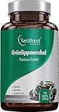 GRÜNLIPPMUSCHEL PREMIUM KAPSELN 1500 MG GRÜNLIPPMUSCHELPULVER PRO PORTION HOCHDOSIERT XXL DOSE 300 KAPSELN 5 - 3 MONATSVORRAT OHNE MAGNESIUMSTEARATE MADE IN GERMANY VON REDFOOD