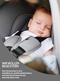 BAMBINIWELT pokrowiec zamienny kompatybilny z Maxi-Cosi Pebble do fotelika dla niemowląt 5-częściowy zestaw (melanżowy, szary-jasnoszary)