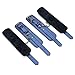 EXREIZST 4 Soft Fur Leather Cuffs Adjustable Leather Straps for Ankle-Hand-Wrist Home Gyms Sports Training Kit, Blue