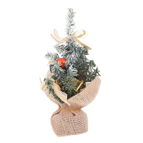 Zerodeko 1 Pieza Mini Árbol De Navidad Decoración De Mesa Árbol De Navidad Guirnalda Adornos De Juguete En Miniatura Adornos para Ventana Árbol De Navidad Mesa Plantas Falsas