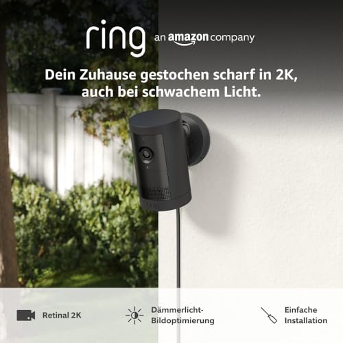 Ring Outdoor Camera Plus (newest gen) Plug-in | Wide-Angle 2K Video with Ring Vision I DIY Wireless Outdoor Security Camera | alternative to CCTV system I 30-day free trial of Ring Subscription Plan - View 4