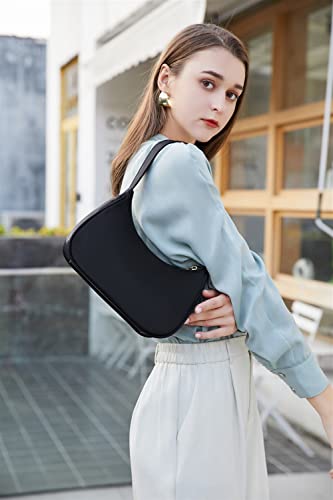Image of CYHTWSDJ Shoulder Bags for Women, Cute Hobo Tote Handbag Mini Clutch Purse with Zipper Closure