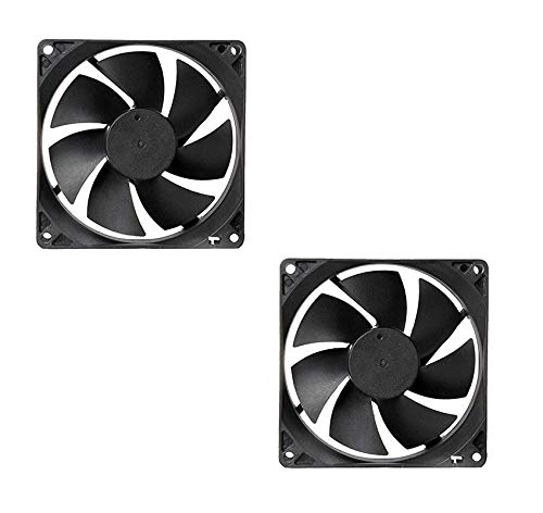 ERH India DC 12V Cooling Fan for PC Case,DC 12V DC Cooling Fan,3 Inches CPU Cooler Radiator Fan Pack of (2)