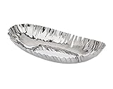 Godinger Decorative Metal Bowl Centerpiece Fruit Food Bowl Serveware - Oval