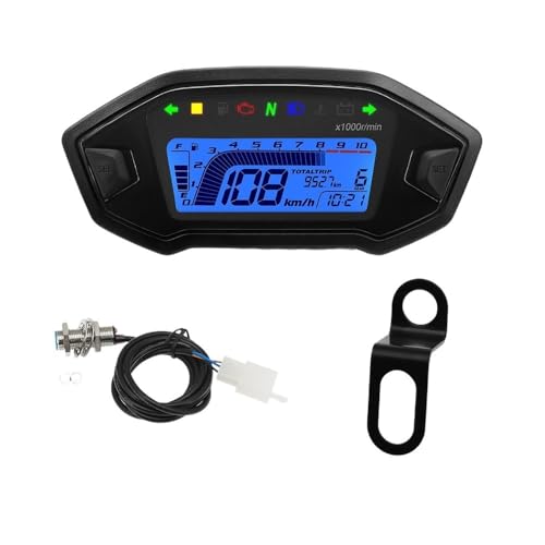 �I�[�g�o�C�̑��s�����v �I�[�g�o�C LED �f�W�^���^�R���[�^�[ 0-13000RPM 7 �F�o�b�N���C�g�_�b�V���{�[�h�Z���T�[���j�o�[�T�����s�����v 1�A2�A4 �V�����_�[�p