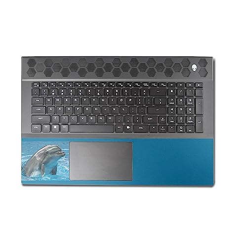 Image of MightySkins Skin Compatible with Alienware M18 R1 (2023) Full Wrap Kit - Dolphin Greeting | Protective, Durable, and Unique Vinyl Decal wrap Cover | Easy to Apply & Change Styles | Made in The USA